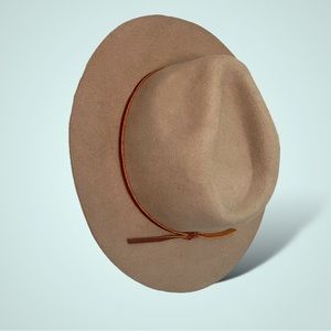 Brixton Wesley Fedora Hat in Timberwolf